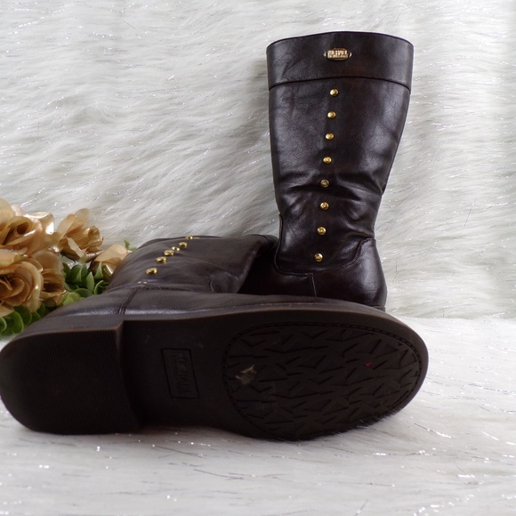 Michael Kors Girls LEILA Mocha Brown Boots… - Picture 8 of 8